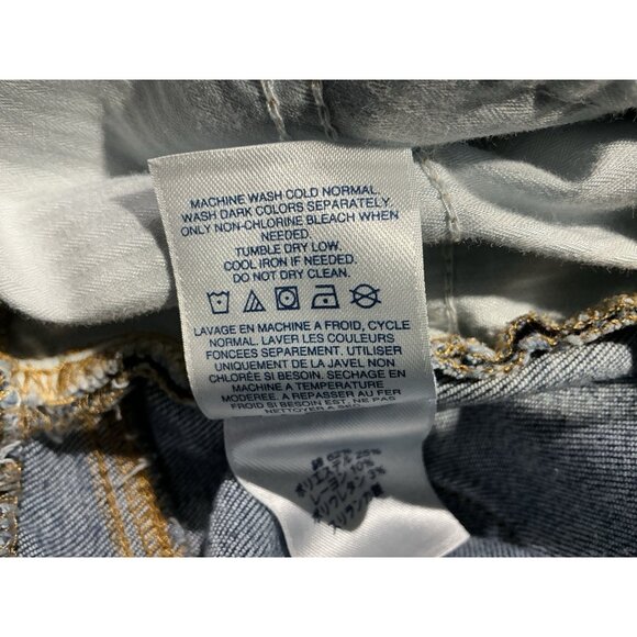 Lands End Jeans Size 10 Women’s Elastic Pull On Light Wash 5 Pocket - Picture 8 of 9